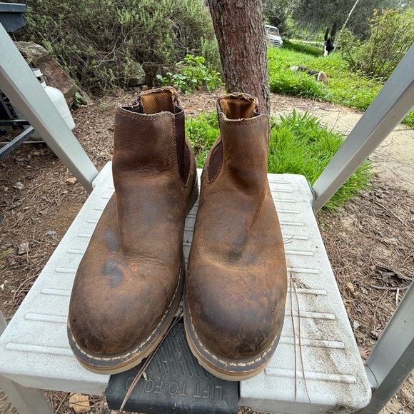 Women’s Wedge Sole Pull On Work Boots 6.5 - Picture 6 of 10